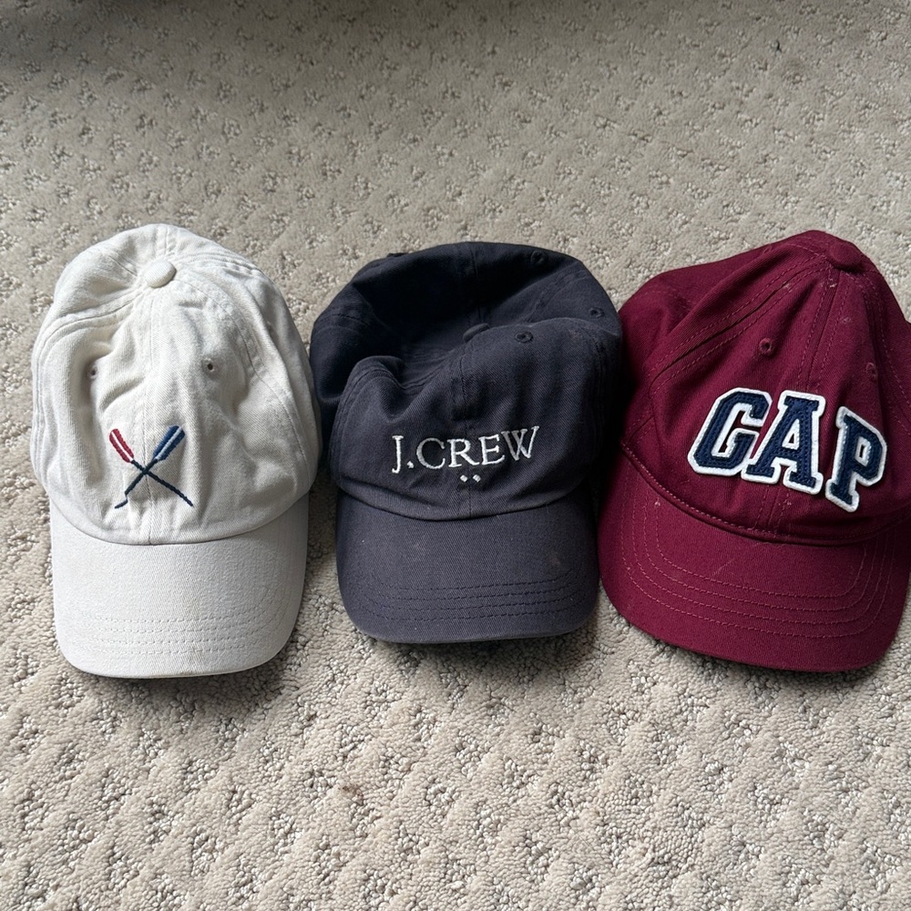 Bundle of (3) Crewcuts & GAP Kids Hats